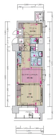 名古屋城駅 徒歩7分 9階の物件間取画像